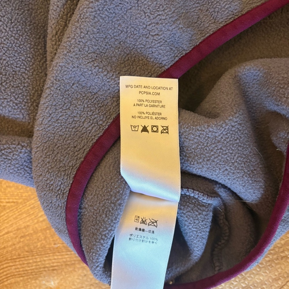 Patagonia Synchilla Snap-T Pullover Women's XS Purple Colorblock Fleece - Picture 14 of 14